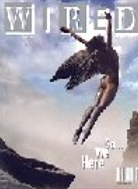 Wired Magazine Cover. cover of Wired magazine